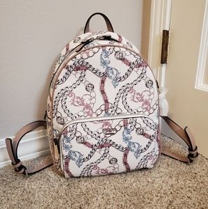 GUESS chain print backpack